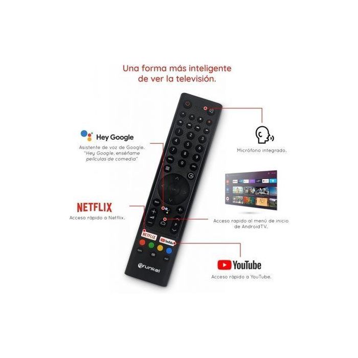Televisor Grunkel LED-5022GOO 50"/ Ultra HD 4K/ Smart TV/ WiFi 3