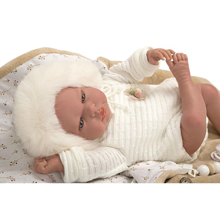 Muñecas Arias 98146 Muñeco Bebé Reborn Alejandra 40cm Beige con Nana, Certificado y Libro de Familia (+3 años) 2 Muñecas Arias 98146 Muñeco Bebé Reborn Alejandra 40cm Beige con Nana, Certificado y Libro de Familia (+3 años) 2