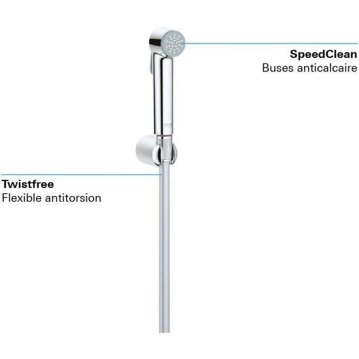 Alcachofa de ducha con manguera Grohe 26175001 Silicona 2