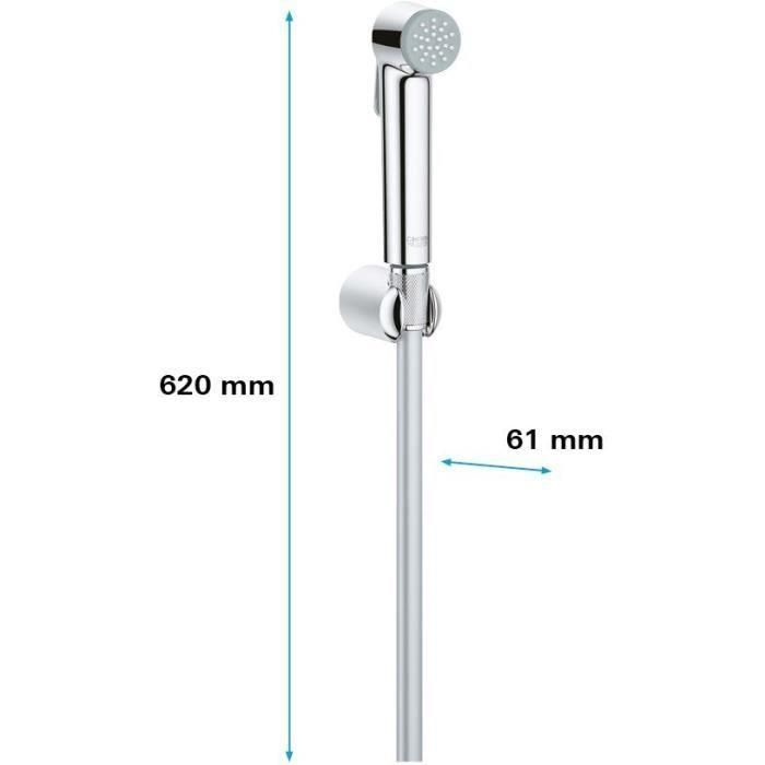 Alcachofa de ducha con manguera Grohe 26175001 Silicona 3