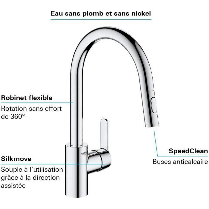 Grifo Monomando Grohe 31484001 3