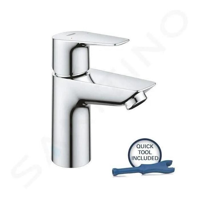 Grifo de baño - GROHE Start Edge - 23898001 - Talla S - Sin desagüe - Cromo