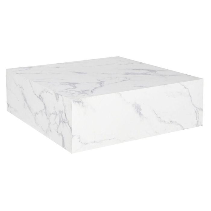 Mesa Centro Moderno DKD Home Decor Blanco 90 x 35 x 90 cm