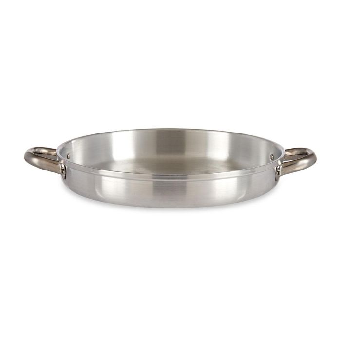 Kinvara Sarten Aluminio Con Asas 30 cm Plata Apto para Gas y Horno (Set de 12) 1