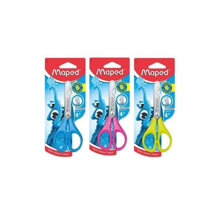 Tijeras Escolares para Zurdos Maped Essentials Pulse/ Color Aleatorio 3