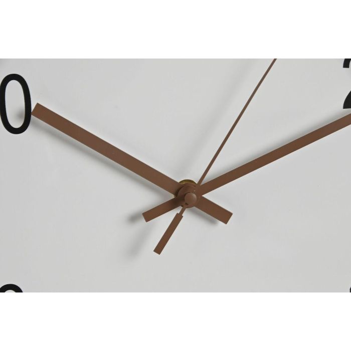 Reloj Pared Basicos DKD Home Decor Natural Blanco 4 x 30 x 30 cm (2 Unidades) 2 Reloj Pared Basicos DKD Home Decor Natural Blanco 4 x 30 x 30 cm (2 Unidades) 2
