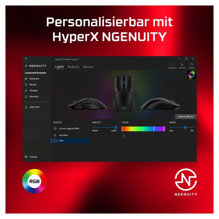 HyperX Mouse Pulsefire Haste 2 Wired 6N0A8AA Ratón Gaming Blanco 26000 DPI 8000 Hz 11 HyperX Mouse Pulsefire Haste 2 Wired 6N0A8AA Ratón Gaming Blanco 26000 DPI 8000 Hz 11