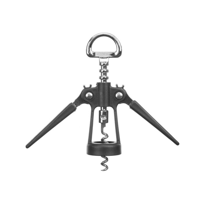 Sacacorchos Negro Cromado Kinvara - Metal, 5.3x17x4 cm (24 Unidades) 1 Sacacorchos Negro Cromado Kinvara - Metal, 5.3x17x4 cm (24 Unidades) 1