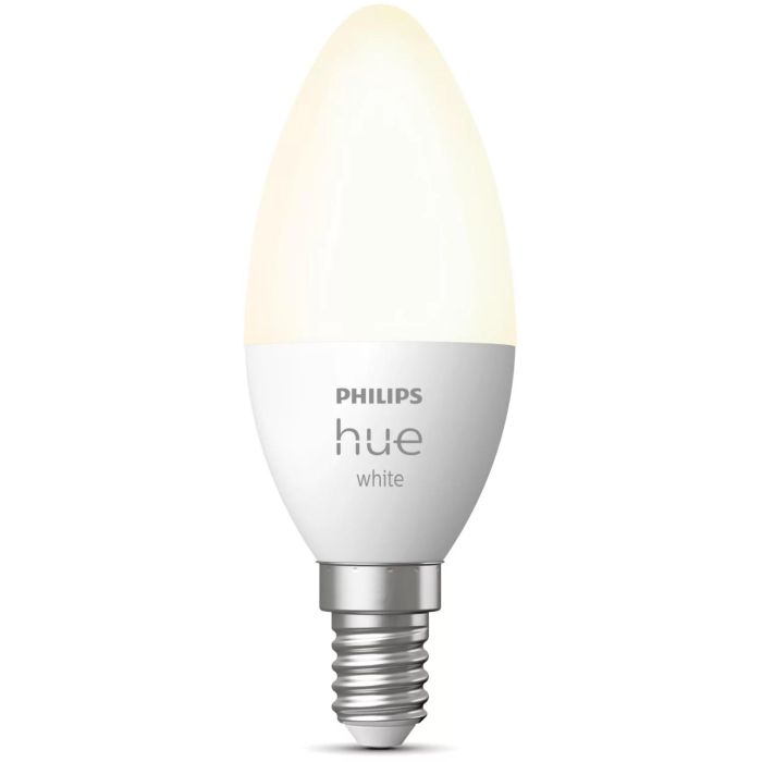 Philips Hue Bombilla Inteligente LED E14 Vela 470lm Bluetooth Regulable Blanco Suave