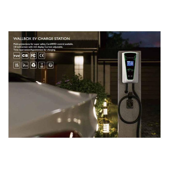 Cargador para Coche Eléctrico 7kW Monofásico 5m Tipo 2 1 Cargador para Coche Eléctrico 7kW Monofásico 5m Tipo 2 1