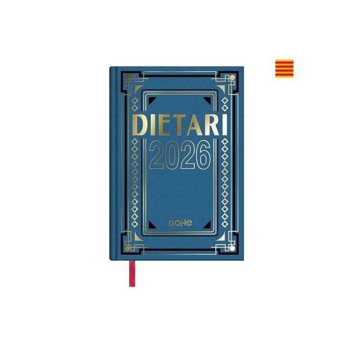 Dohe C-Surtidos Dietario Cuarto Geltex Catalán 2026 15x21 cm - Día por Página - Sábado y Domingo en Páginas Separadas
