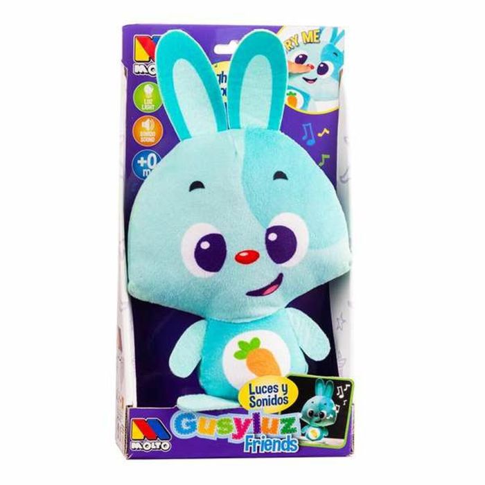 Muñeco gusy luz baby bunny con luz y sonido. 7.5 cm 5