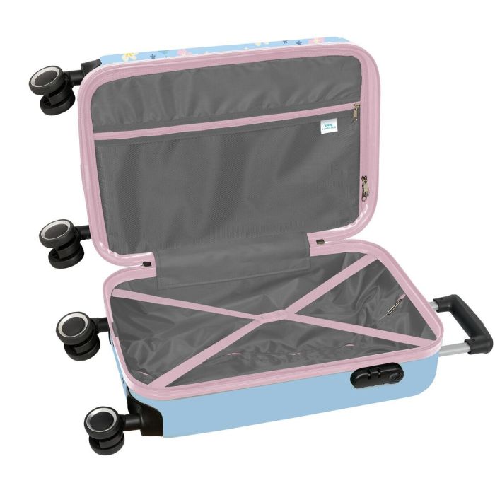 Trolley de Cabina Stitch HAPPY Celeste 20'' 20 L 34,5 x 55 x 20 cm 3