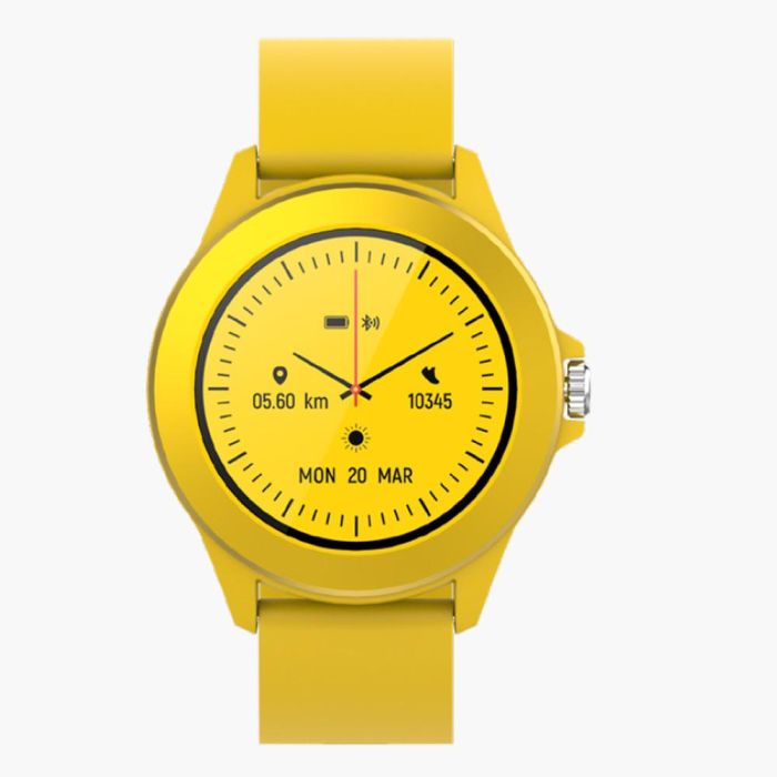 Smartwatch Forever Colorum CW-300/ Notificaciones/ Frecuencia Cardíaca/ Amarillo Smartwatch Forever Colorum CW-300/ Notificaciones/ Frecuencia Cardíaca/ Amarillo