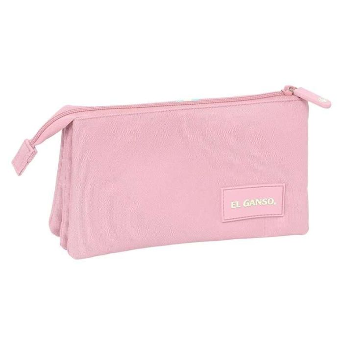 Portatodo triple el ganso basics "pink" 22x12x3 cm 1 Portatodo triple el ganso basics "pink" 22x12x3 cm 1