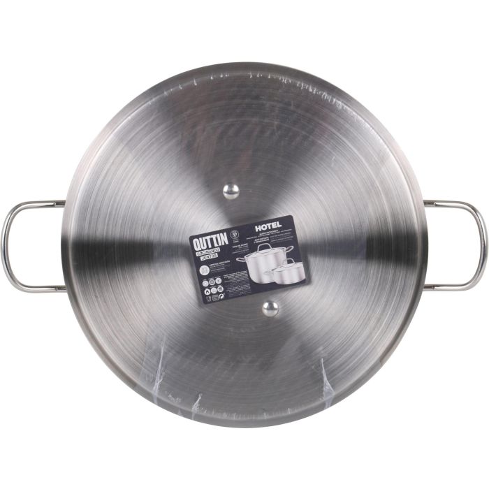 Cacerola con tapa de acero inoxidable Quttin 30 cm, 7.5 litros (2 Unidades) 3 Cacerola con tapa de acero inoxidable Quttin 30 cm, 7.5 litros (2 Unidades) 3