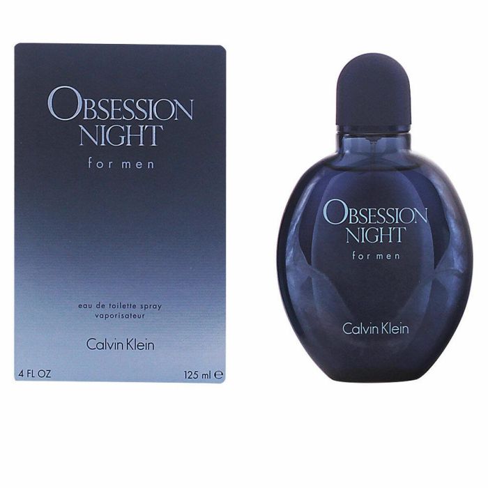 Calvin Klein Obsession Night for Men Eau de Toilette Vaporizador 125 ml - Fragancia Oriental Amaderada Magnética y Seductora para Hombre