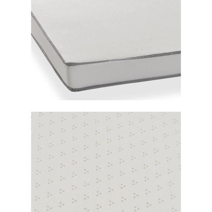 Colchón de espuma 90 x 190 - Confort firme - Grosor 10 cm - Fabricación europea - DEKO DREAM Huopa 3 Colchón de espuma 90 x 190 - Confort firme - Grosor 10 cm - Fabricación europea - DEKO DREAM Huopa 3