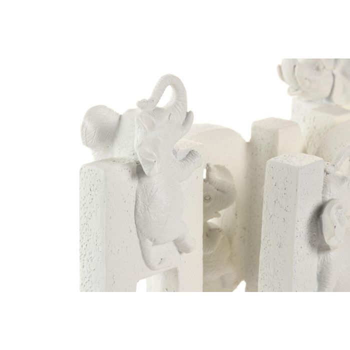 Decoracion Oriental DKD Home Decor Blanco 5 x 13 x 25 cm (2 Unidades) 2 Decoracion Oriental DKD Home Decor Blanco 5 x 13 x 25 cm (2 Unidades) 2