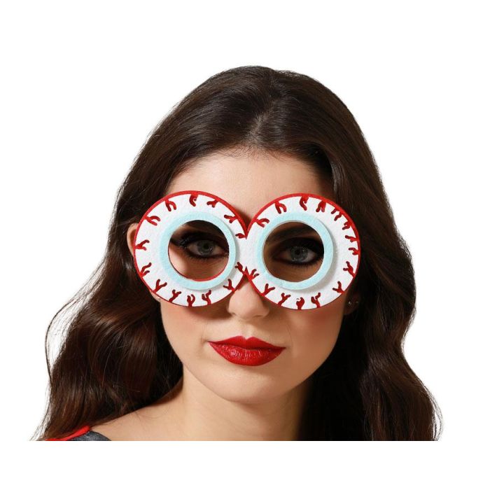 Gafas Halloween Ojos Unisex Adulto para Disfraces de Terror