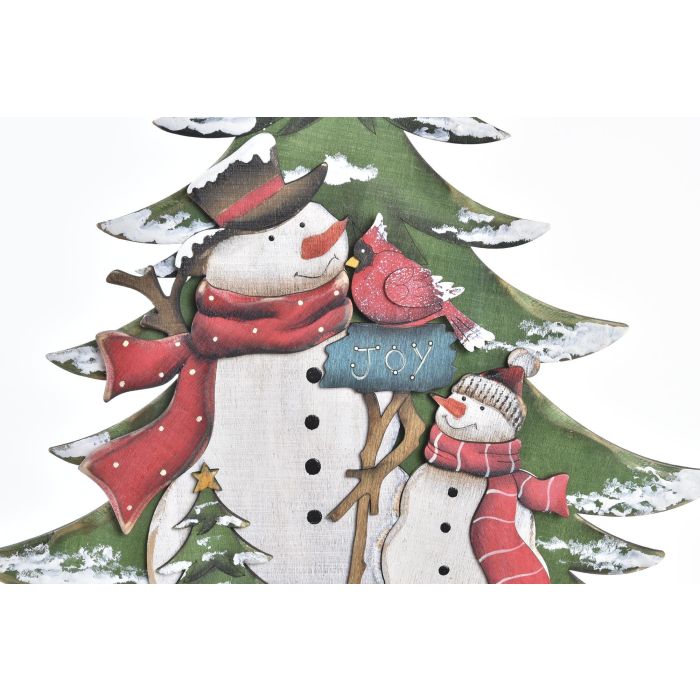 DKD Home Decor Árbol de Navidad Tradicional en Madera, Verde y Rojo, 6 x 37.5 x 28.5 cm, Pack de 6 Unidades Surtidas 2 DKD Home Decor Árbol de Navidad Tradicional en Madera, Verde y Rojo, 6 x 37.5 x 28.5 cm, Pack de 6 Unidades Surtidas 2