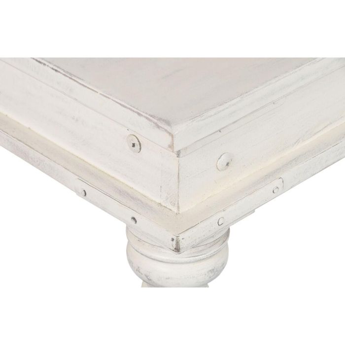 Mesa de Centro Home ESPRIT Blanco 70 x 107 x 45 cm 3 Mesa de Centro Home ESPRIT Blanco 70 x 107 x 45 cm 3