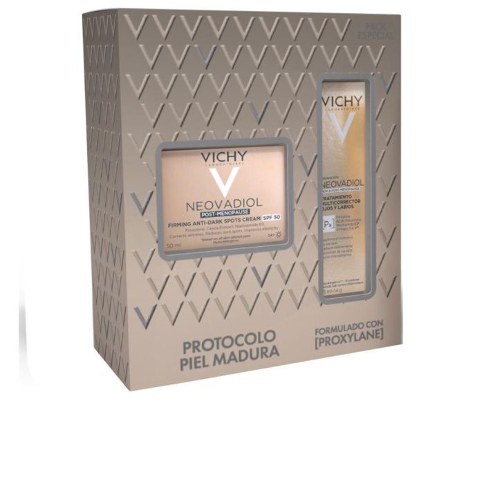 Vichy Neovadiol Crema Reafirmante Post-Menopausia Estuche 2 pz - SPF50 + Tratamiento Ojos y Labios Vichy Neovadiol Crema Reafirmante Post-Menopausia Estuche 2 pz - SPF50 + Tratamiento Ojos y Labios