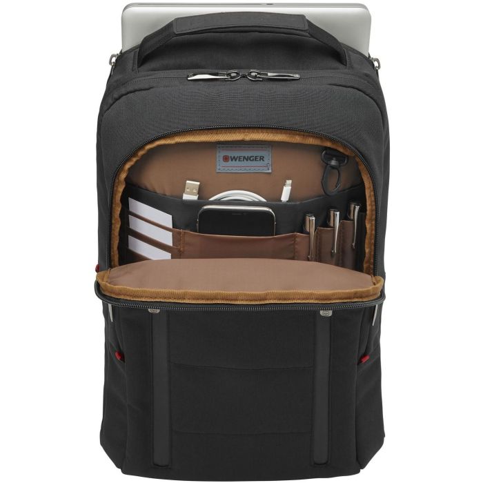 WENGER City Traveler Carry-On 40,64cm 16Zoll Laptop Backpack w/ 12inch Tablet Pocket Black 1 WENGER City Traveler Carry-On 40,64cm 16Zoll Laptop Backpack w/ 12inch Tablet Pocket Black 1