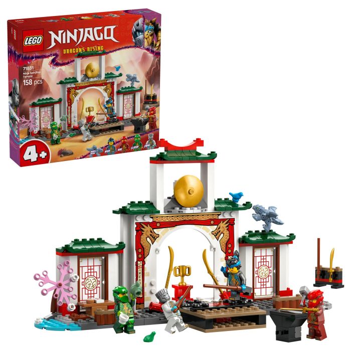 LEGO 71831 Templo Ninja Spinjitzu Dragón de juguete para niños a partir de 4 años