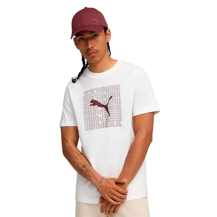 Camiseta de Manga Corta Hombre Puma 688031 02 Blanco 2