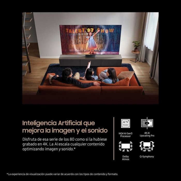 Smart TV Samsung TQ85QN90FATXXC 85" 4K Ultra HD HDR Neo QLED 9 Smart TV Samsung TQ85QN90FATXXC 85" 4K Ultra HD HDR Neo QLED 9