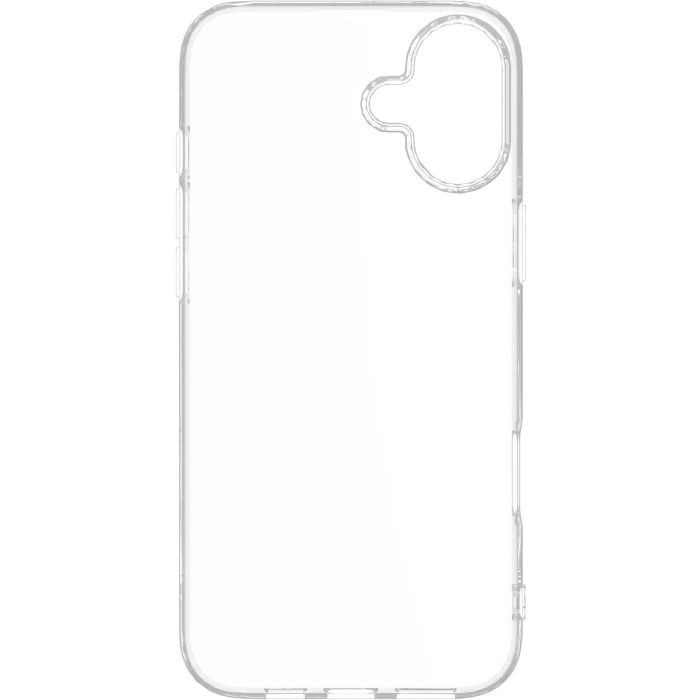 eSTUFF Funda TPU Infinite Vienna para iPhone 16 Transparente - 100% Plástico Reciclado Certificado GRS 2