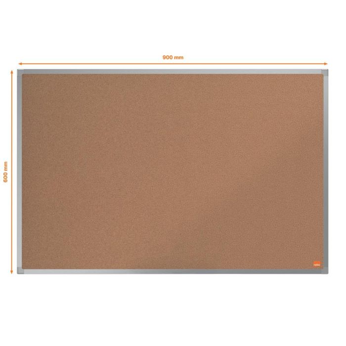 Pizarra Corcho Nobo Essence Marco Aluminio 900x600 mm 4