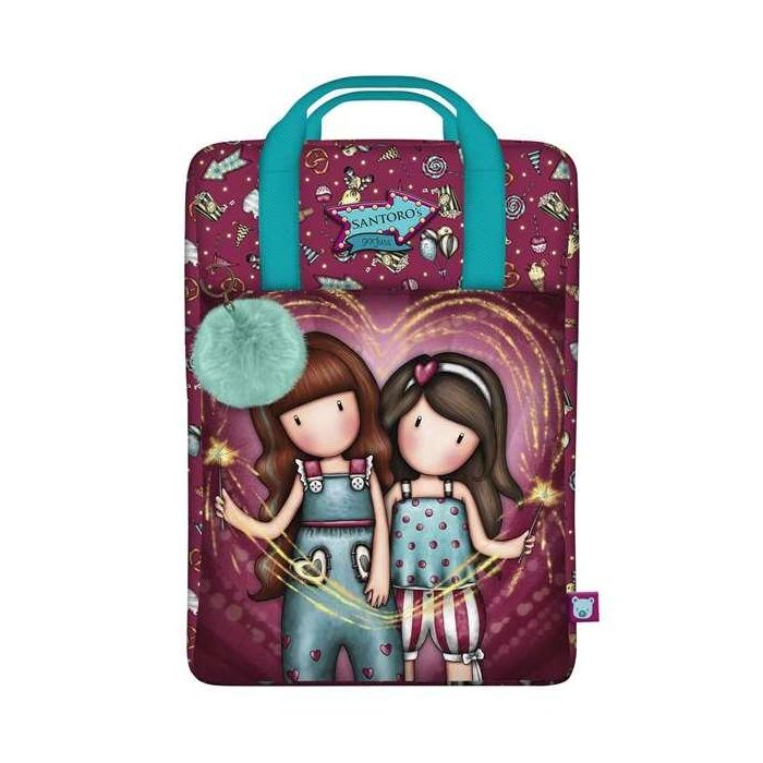 Mochila Escolar Gorjuss Fireworks Granate 25 x 36 x 10 cm Mochila Escolar Gorjuss Fireworks Granate 25 x 36 x 10 cm