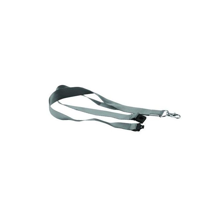 Cordon Para Distintivo Forofis Negro Con Clip Metalico Caja De 50