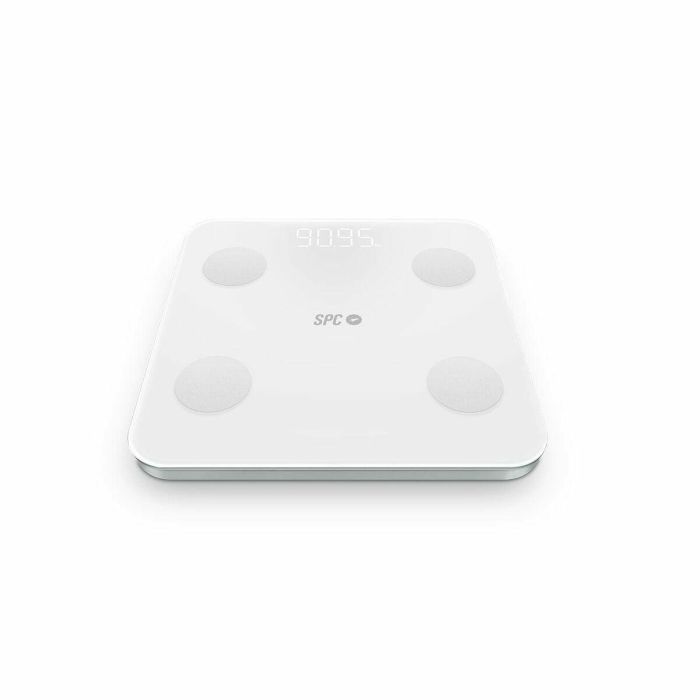 Báscula Digital de Baño SPC ATENEA FIT 3 Blanco Cristal Templado 180 kg 150 kg 1,5 Kg 2