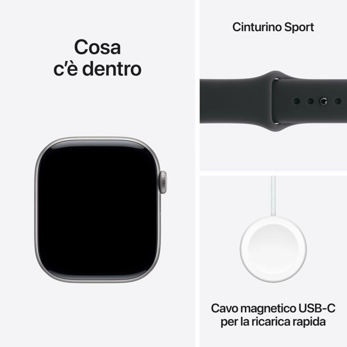 Apple Watch S11 GPS + Cellular Smartwatch con seguimiento de salud, deporte, pantalla Retina Always-On y 50m resistencia al agua 5