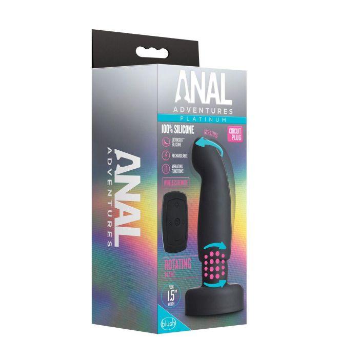 Plug Anal Blush Adeventure Platinum Negro 1