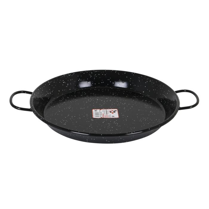 La Estrella Paellera Valenciana Jaspeada 34 cm para 6 Raciones (8 Unidades)