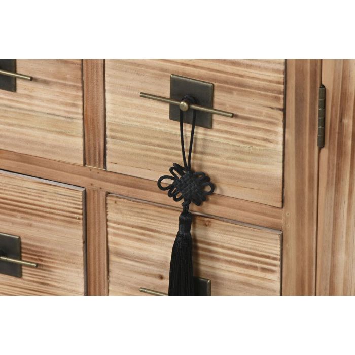 Mueble de TV Home ESPRIT Negro Natural Abeto Madera MDF 130 x 24 x 51 cm 4 Mueble de TV Home ESPRIT Negro Natural Abeto Madera MDF 130 x 24 x 51 cm 4