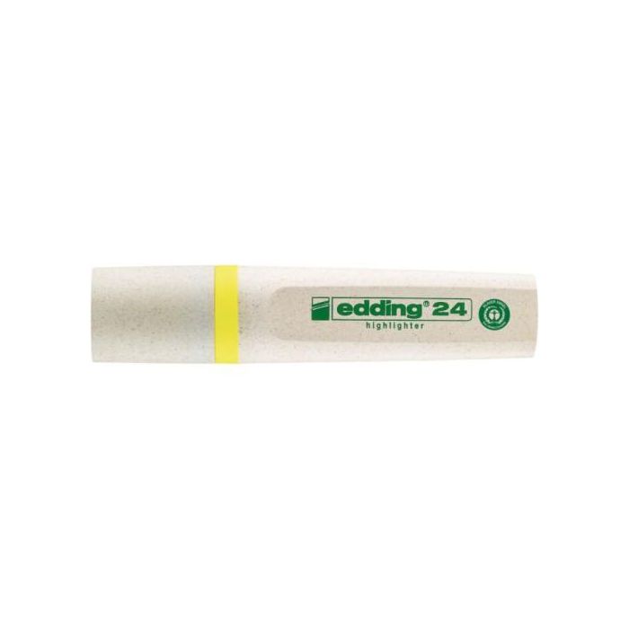 Marcador Fluorescente Ecoline 24 Color Amarillo Edding 24-005 1