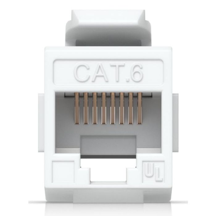 Ubiquiti Acoplador Keystone Cat6 Pass-through para Conectar Cables Ethernet Pre-Terminados, Pack de 12 10 Ubiquiti Acoplador Keystone Cat6 Pass-through para Conectar Cables Ethernet Pre-Terminados, Pack de 12 10