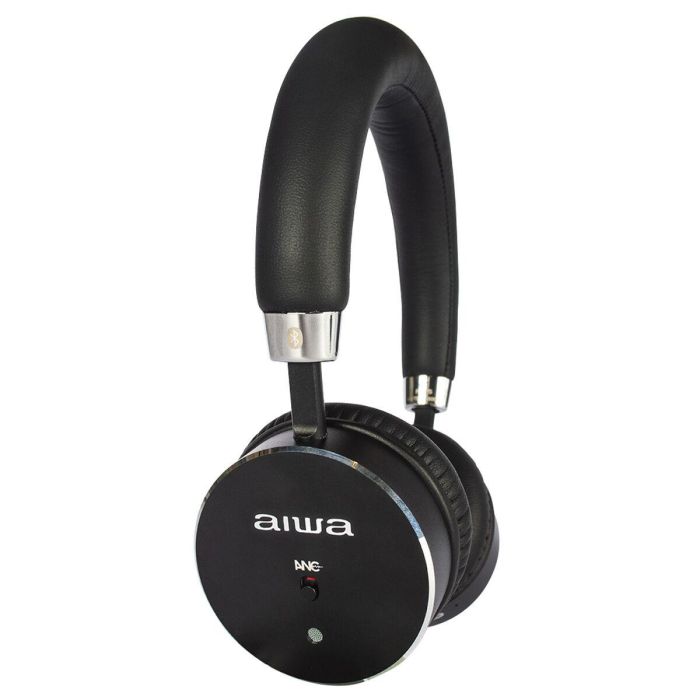 Aiwa Auriculares Inalámbricos HSTBTN-800BK Bluetooth Negro con ANC y Hyperbass 11