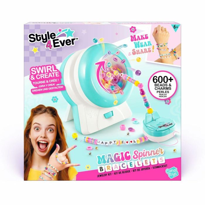 Canal Toys OFG 332 Máquina de pulseras mágicas de la amistad Estilo 4 Ever 12 Canal Toys OFG 332 Máquina de pulseras mágicas de la amistad Estilo 4 Ever 12