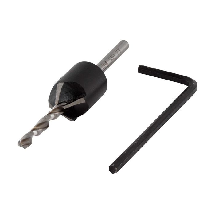 Wolfcraft Broca de taladro para madera de ø3,20 / ø12,00 mm