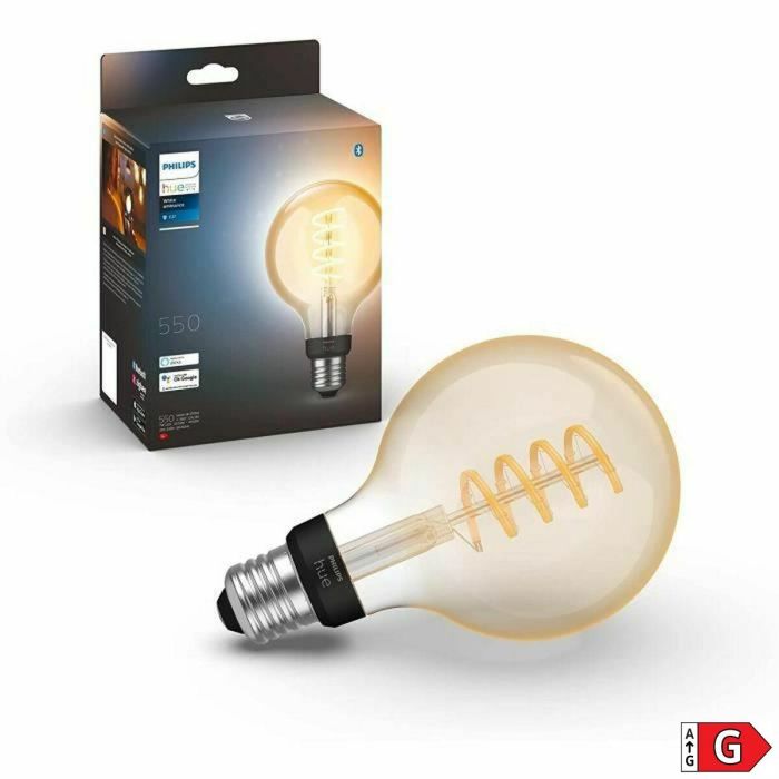 Philips Hue PHI8719514301481 White Ambiance Bombilla LED E27 Filamento G93 Globe Bluetooth compatible con Alexa, Google Home y Apple HomeKit 6 Philips Hue PHI8719514301481 White Ambiance Bombilla LED E27 Filamento G93 Globe Bluetooth compatible con Alexa, Google Home y Apple HomeKit 6