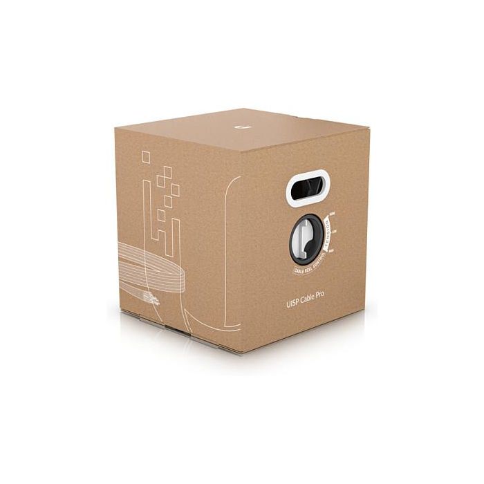 Ubiquiti Cable Ethernet CAT5e Blindado 305 m, 1 Gbps, 24 AWG, Cobre Sólido Desnudo, Protección ESD y Clima