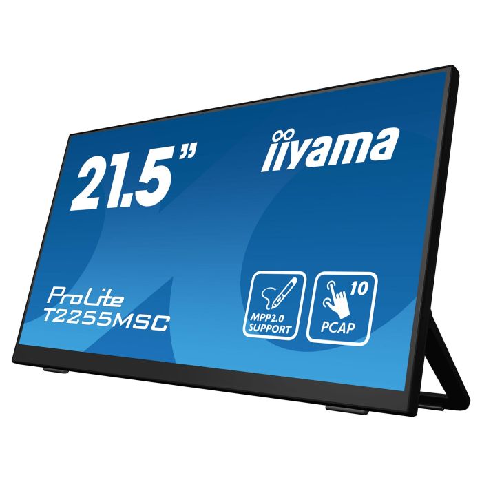 iiyama ProLite T2255MSC-B1 Monitor Táctil 21.5" Full HD IPS 1920x1080 60Hz 5ms HDMI DisplayPort Altavoces USB Negro