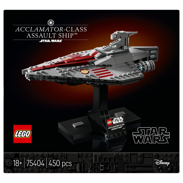 LEGO Star Wars Nave de Asalto Clase Acclamator 75404 450 Piezas 35 LEGO Star Wars Nave de Asalto Clase Acclamator 75404 450 Piezas 35