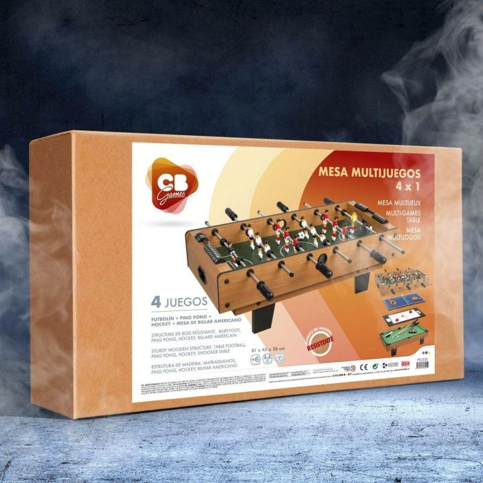 Mesa Multijuegos CB Games 81 x 27 x 43 cm 4 en 1 1